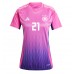 Germany Ilkay Gundogan #21 Replica Away Shirt Ladies Euro 2024 Short Sleeve